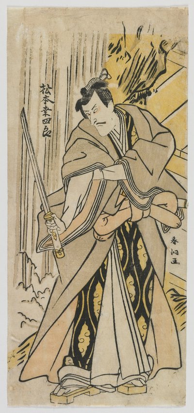 The Actor Matsumoto Koshiro V, Edo Period by Rantokusai Shundo